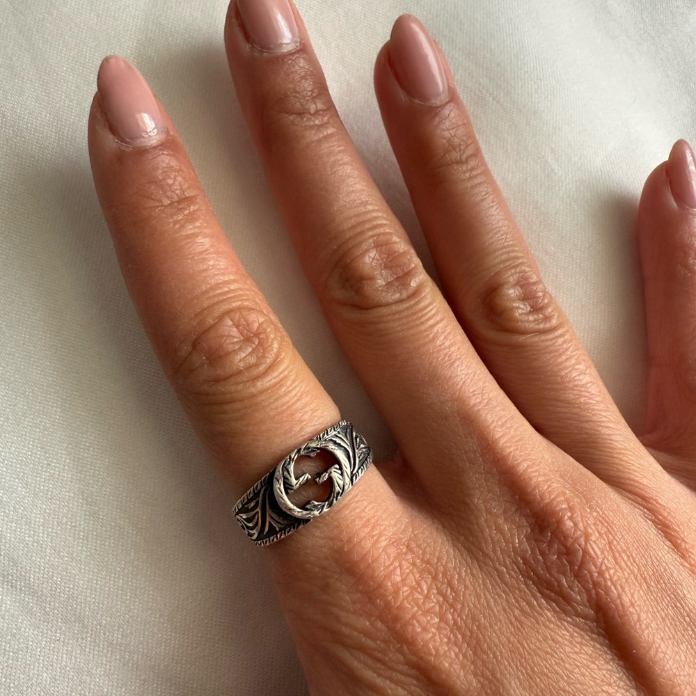 Sterling Silver Gucci Ring